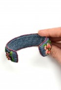 Denim Butterfly Cuff